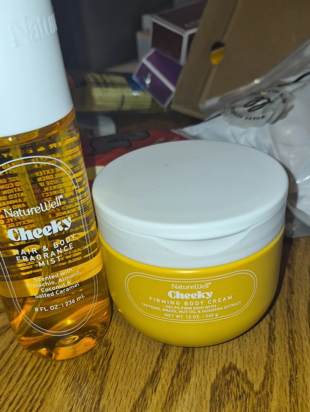 NatureWell Cheeky Firming Body Cream & Spray Nwt